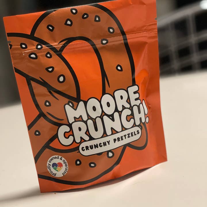 Moore Crunch - Wholesale Pretzels - Snack Size Bags (Case of 50)