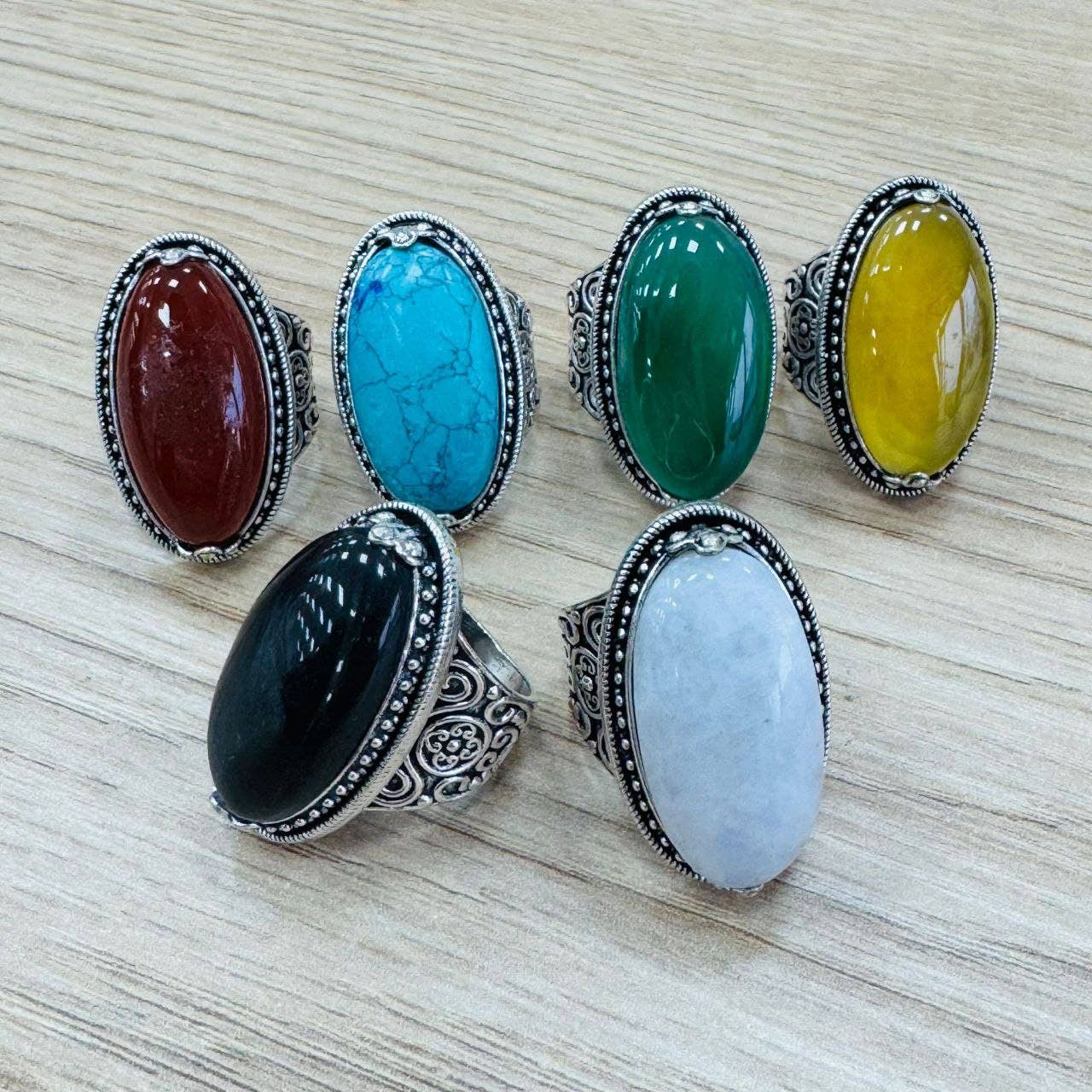 Hecho a mano - Wholesale Cocktail/Statement Ring - XXL rings6