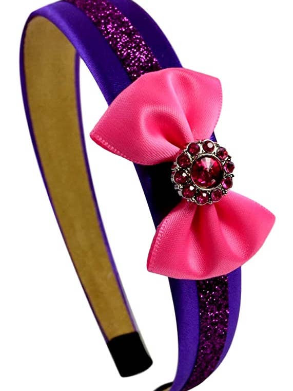 Bandeau à arc scintillant inspiré de Raiponce pour la vente par Funny Girl Designs