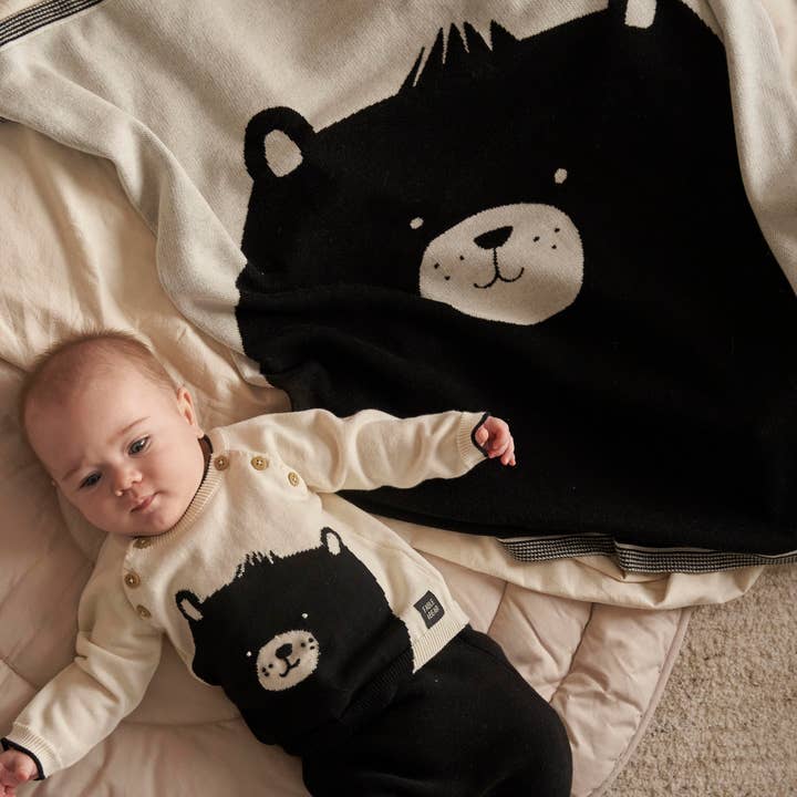 Fable & Bear - Wholesale Knit Sweater - Baby - Bear Jumper0