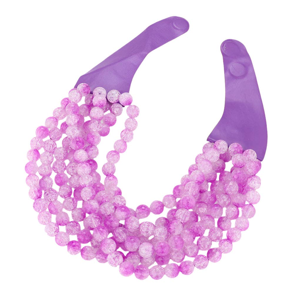 Madeline Love – wholesale Beaded/pearl necklace – Chunky Multi-Strand Beaded Necklace with Magnetic Clasp13