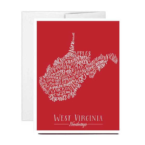 Stately Made - Wholesale Everyday Greeting Card - West Virginia Foodways Card0