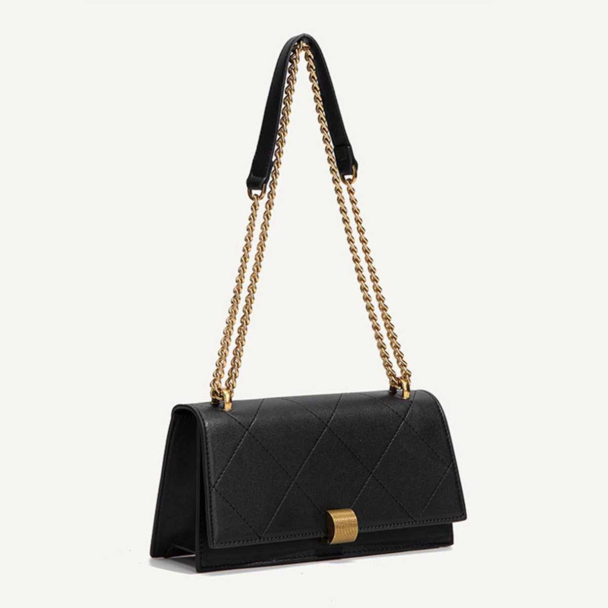 ACCITY - Wholesale Shoulder Bag - Women's - QUILTING DANDY SQUARE SHOULDER BAG PURSE_CWAB00070