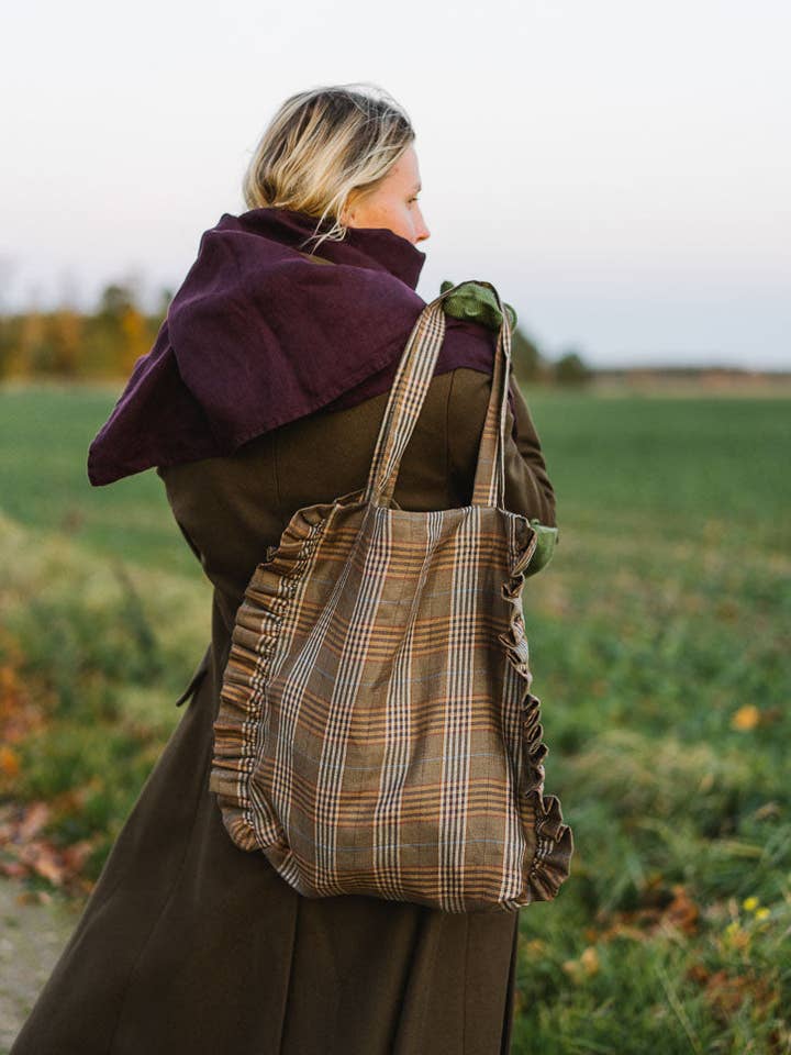 Ruffle Tote Bag for wholesale by Son de Flor