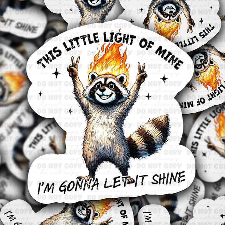 DC 1702 - Pegatina Troquelada Esta Pequeña Luz Mía para venta al por mayor de It's Transfer Time