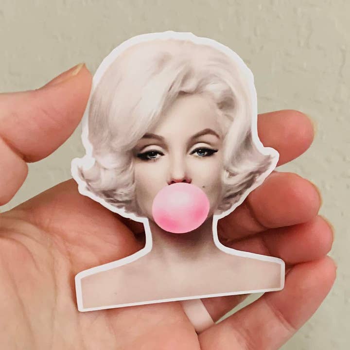 Oily Graphic Creations - Wholesale Sticker - Marilyn Gum-Marilyn Sticker/Magnet0