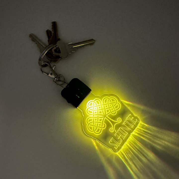The 308 Collective - Wholesale Keychain – Unisex - Slainte Irish LED Keychain with Clip9