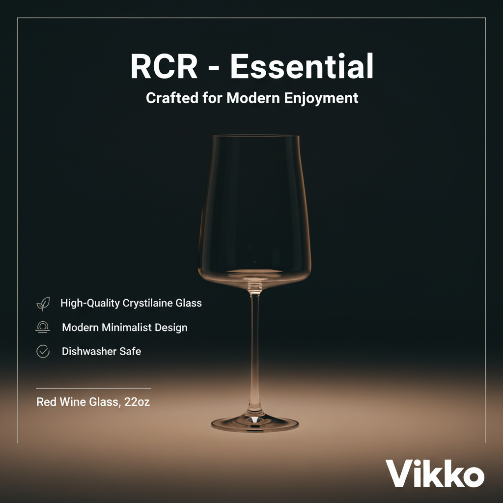 Kadra Kitchenware – Großhandel Weingläser – RCR Essential Rotweinglas, 650 ml3