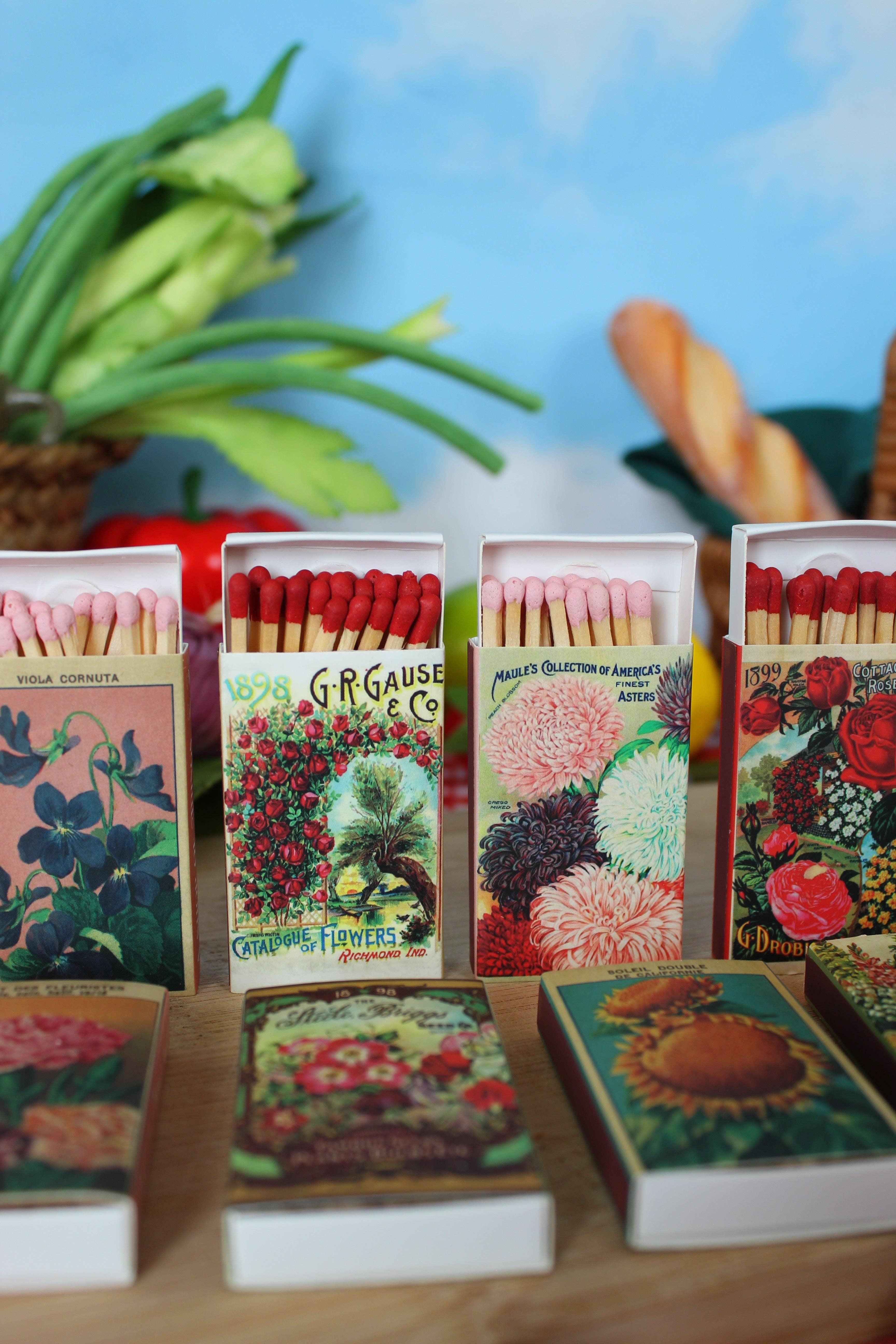 A Shop of Things - Wholesale Matches - Flower Seed Match Set7