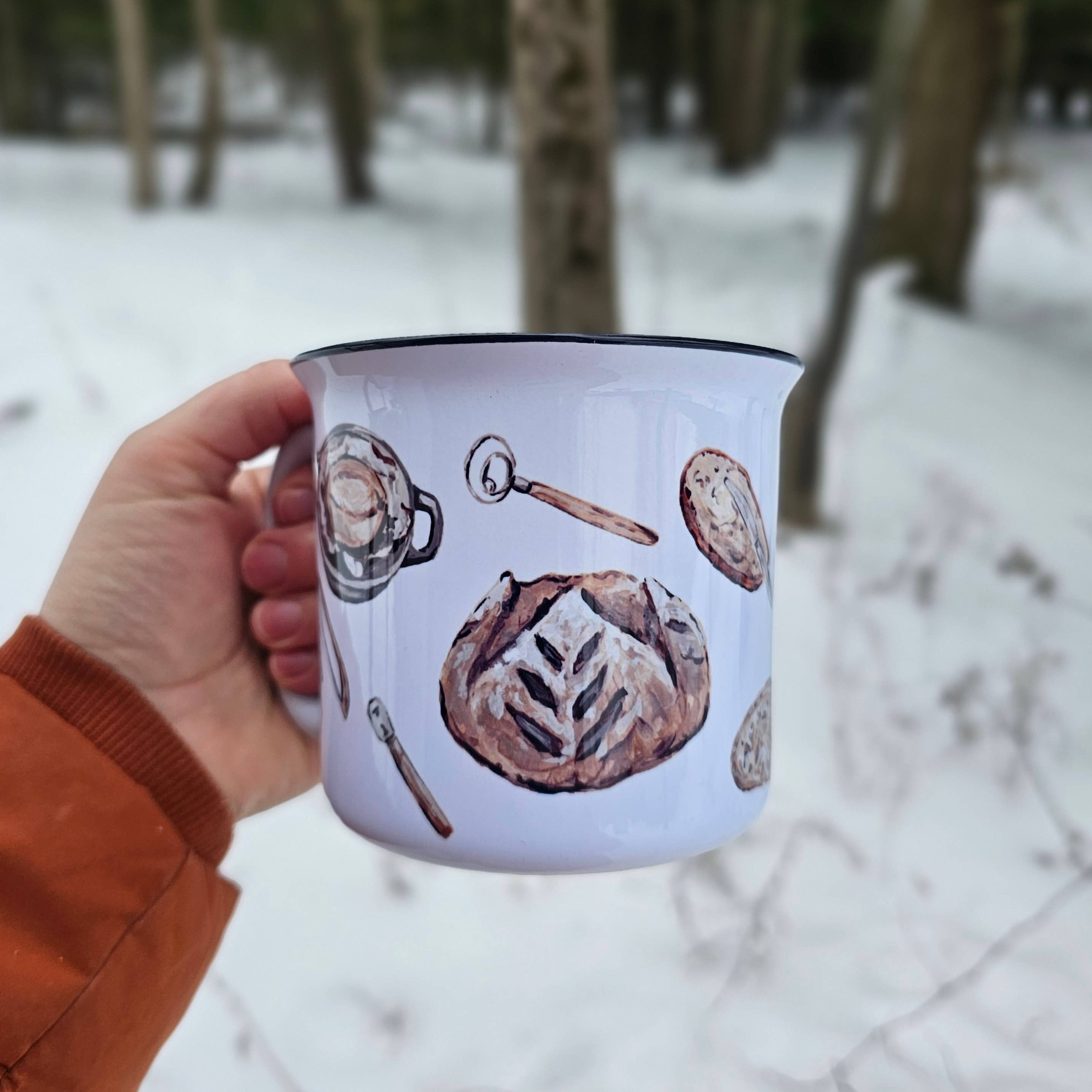 The Cranberry Finch - Vendita all'ingrosso Tazza - Tazza da caffè per amanti del lievito madre1