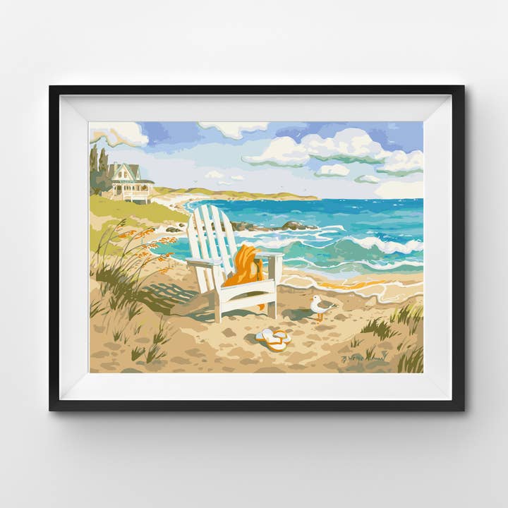 Winnie's Picks - Wholesale DIY Craft Kit - Beach and Sea painting - DIY Paint By Numbers - Craft Kit1