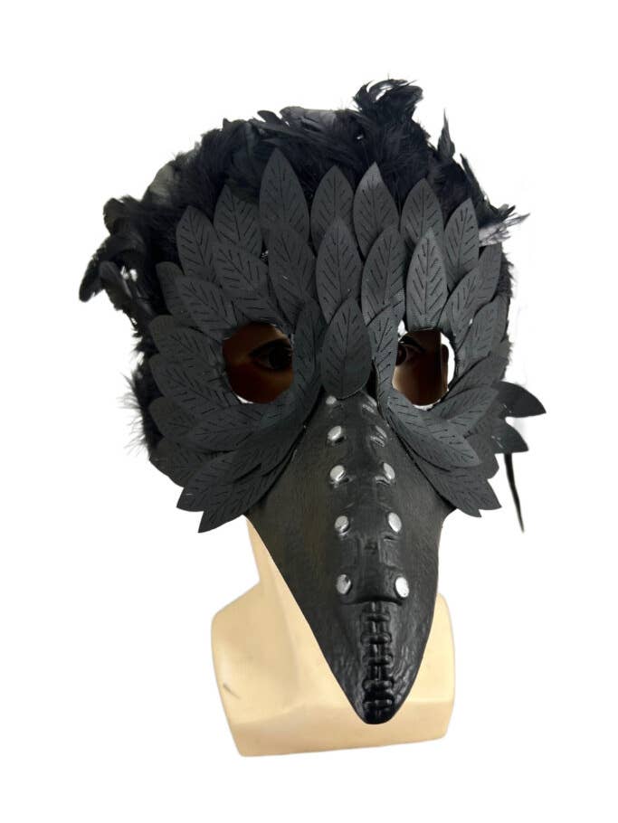 Western Fashion - Vendita all'ingrosso Costume di carnevale - Unisex - Maschera della peste con piume nere0