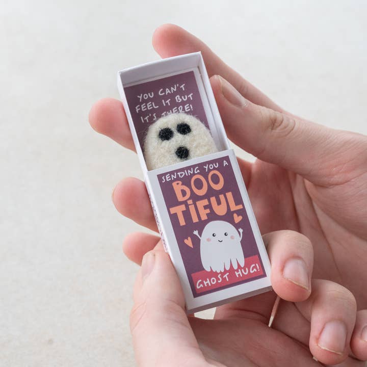 Marvling Bros Ltd - Wholesale Thinking of You Card - Sending You A Ghost Hug In A Matchbox