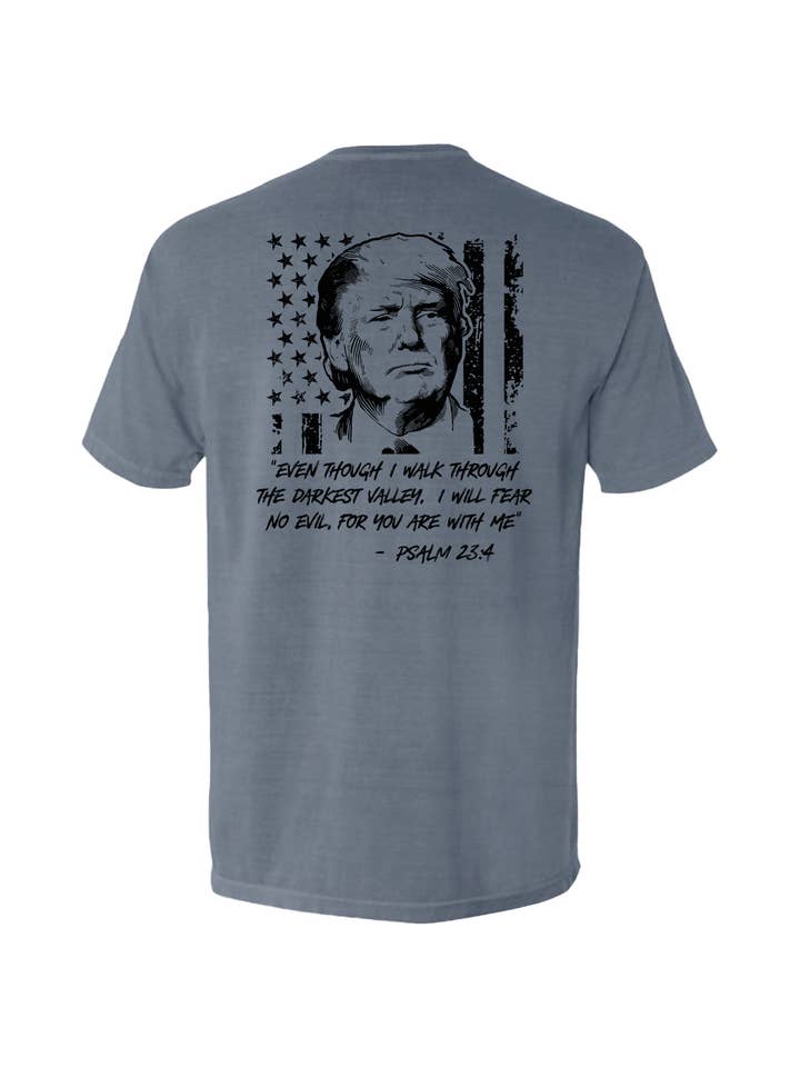 Shield Republic - Wholesale Screen printed t-shirt – Men′s - Trump Psalm 23-43