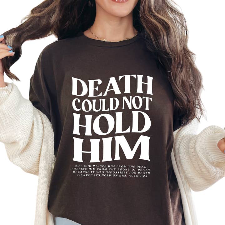 T-shirt "La mort n'a pas pu le retenir" pour la vente par The Vintage Sparrow