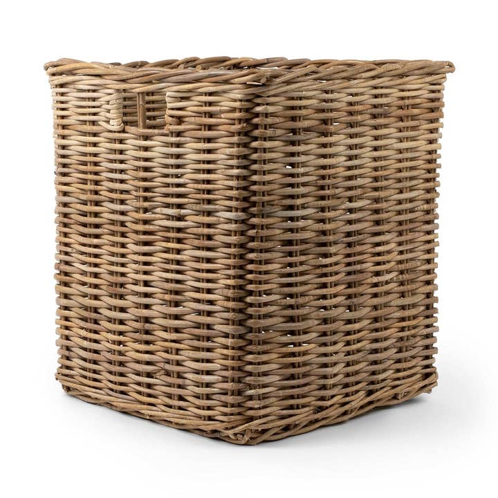 Rattan Square Kubu Storage Baskets for wholesale by Basketly
