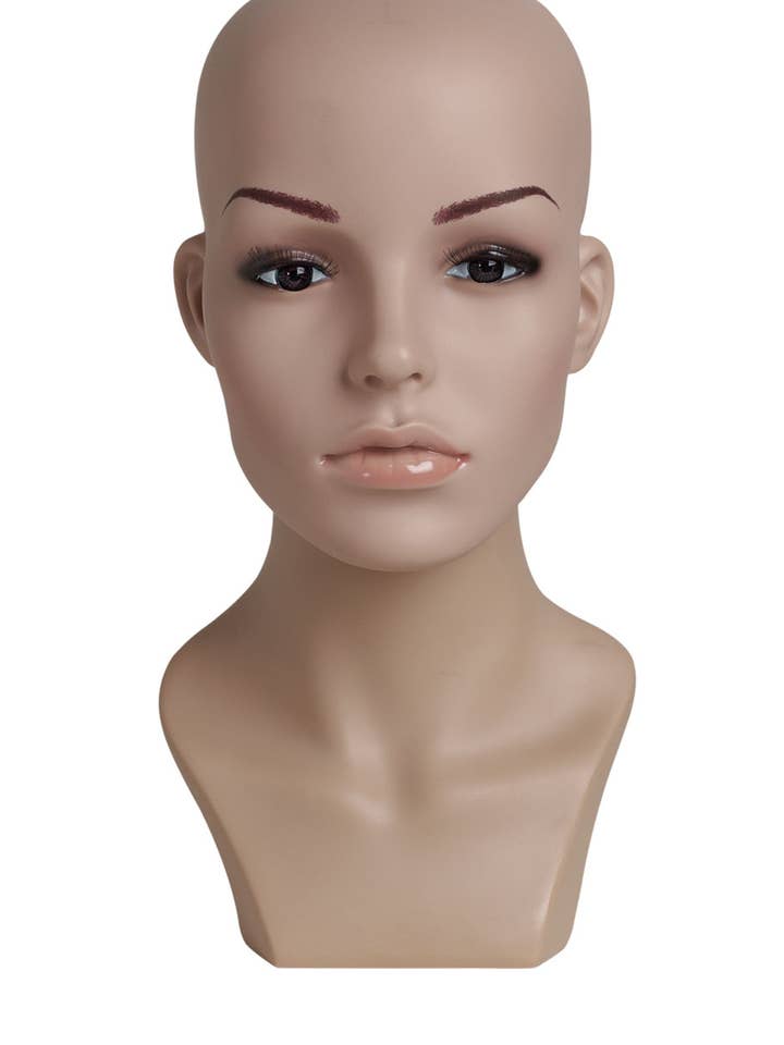 Plastic Mannequin Head for wholesale by Store Supply Warehouse