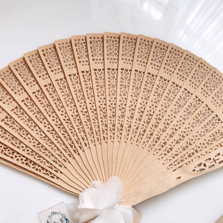Uniq Favors - Wholesale Party gift - Personalized Wooden Fan Favor, Personalized Fan Bulk Gifts7