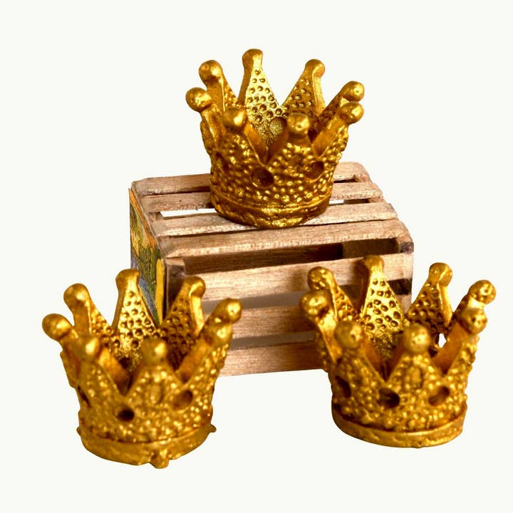 mix Golden Crowns - Miniature - Set of 3 - 205-0297 for wholesale on Faire3