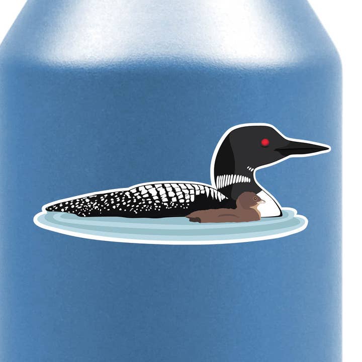 Loon Sticker for wholesale by Bemused Creative