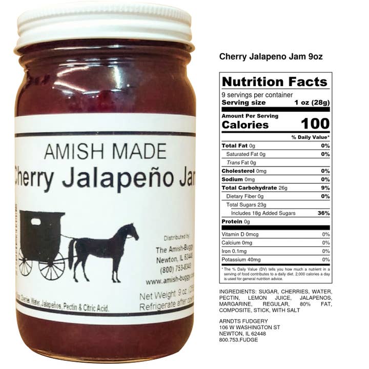 Arndt's Fudgery LLC - Wholesale Jam/Jelly - Amish made Jam and Jellies - 8 oz.26