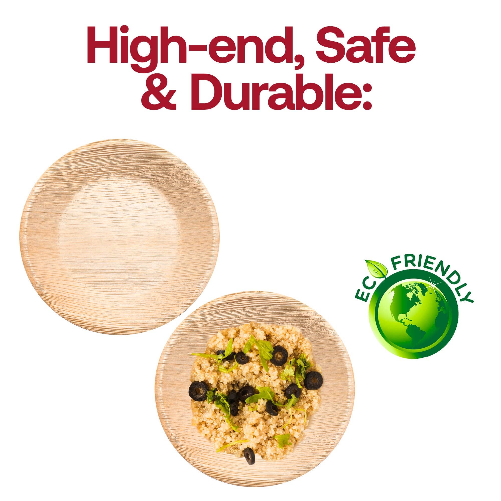 Smarty had a Party – Engroshandel Engangstallerken – 13 oz. Runde Miljøvenlige Suppeskåle af Palmeblad - 25 stk.4