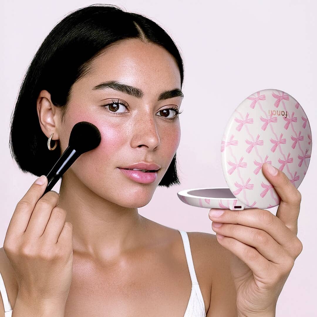 Fancii - Wholesale Compact Mirror - Taylor 5" Compact Mirror with LED Lights25