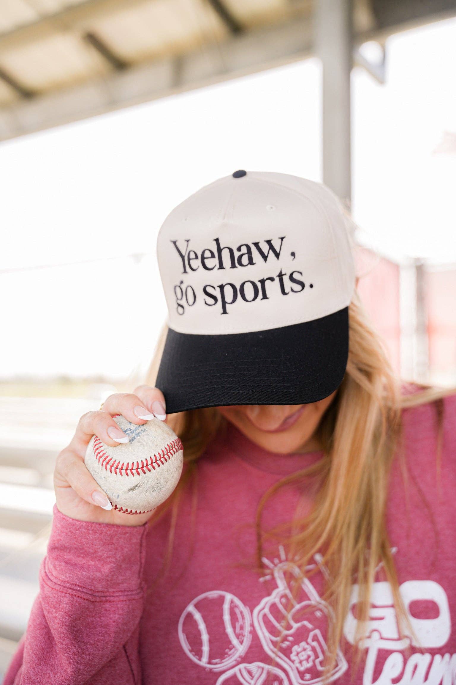 Summer Tees - Wholesale Trucker Hat - Women's - YEEHAW, GO SPORTS HAT0