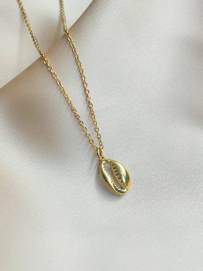 Colar com pingente de concha por atacado de Malaco