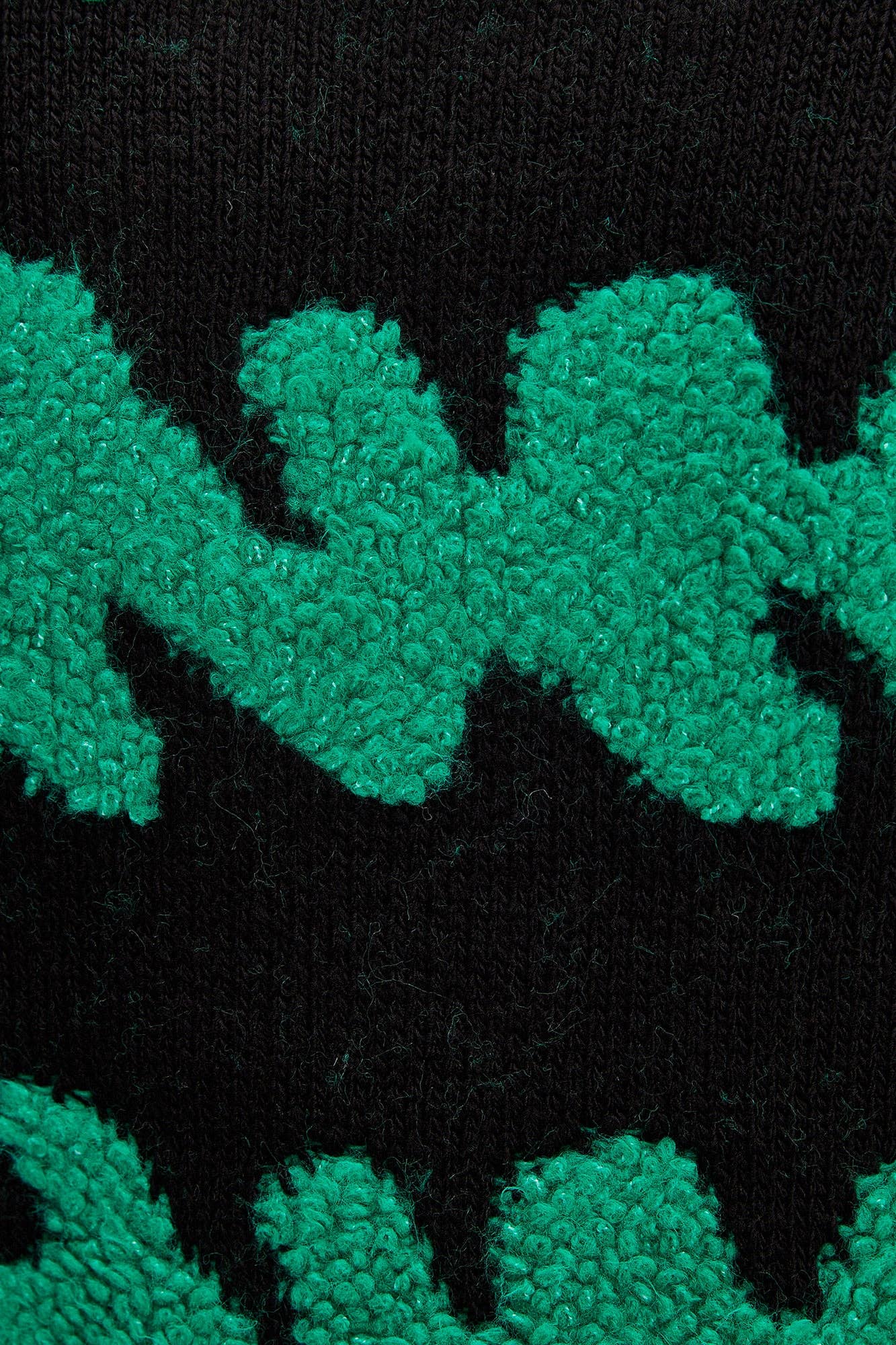 Siyah PULL À COL ROND À MOTIFS OVERSIZE en vente sur Faire6