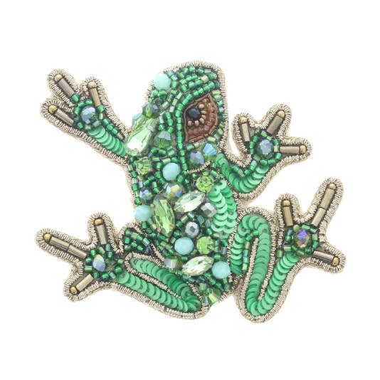 Bestickter Hut mit Perlenstickerei für den Großhandel von HHH Designs