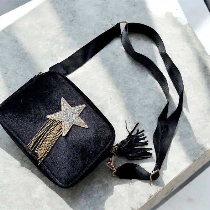 OE! - Wholesale Crossbody Bag - Women's - Velvet Star Shoulder Bag: Chic and Versatile4