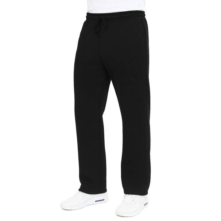 Galaxy By Harvic - Wholesale Athletic Sweatpants/Joggers - Men's - Men's Classic Heavyweight Fleece Sweatpants with Open Bottom