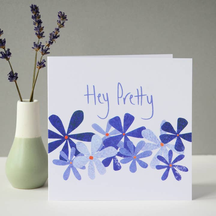 Biglietto Hey Pretty per la vendita all'ingrosso da parte di Fiona Clabon Illustration