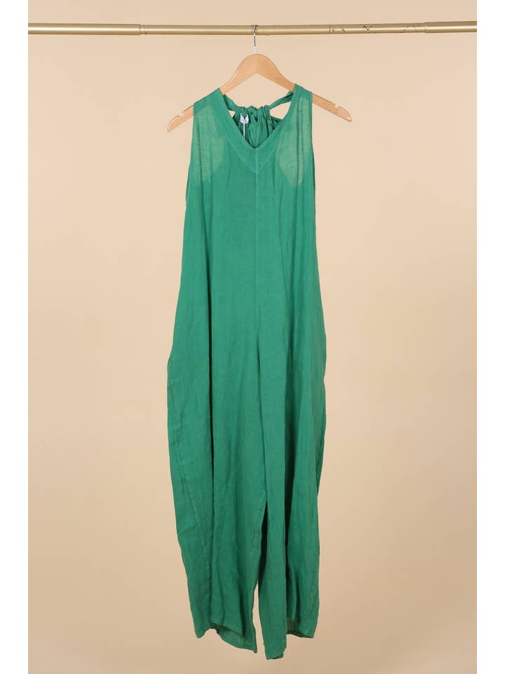 la maison des fibres naturelles - Wholesale Jumpsuit - Women's - Sleeveless jumpsuit in 100% linen 6201419