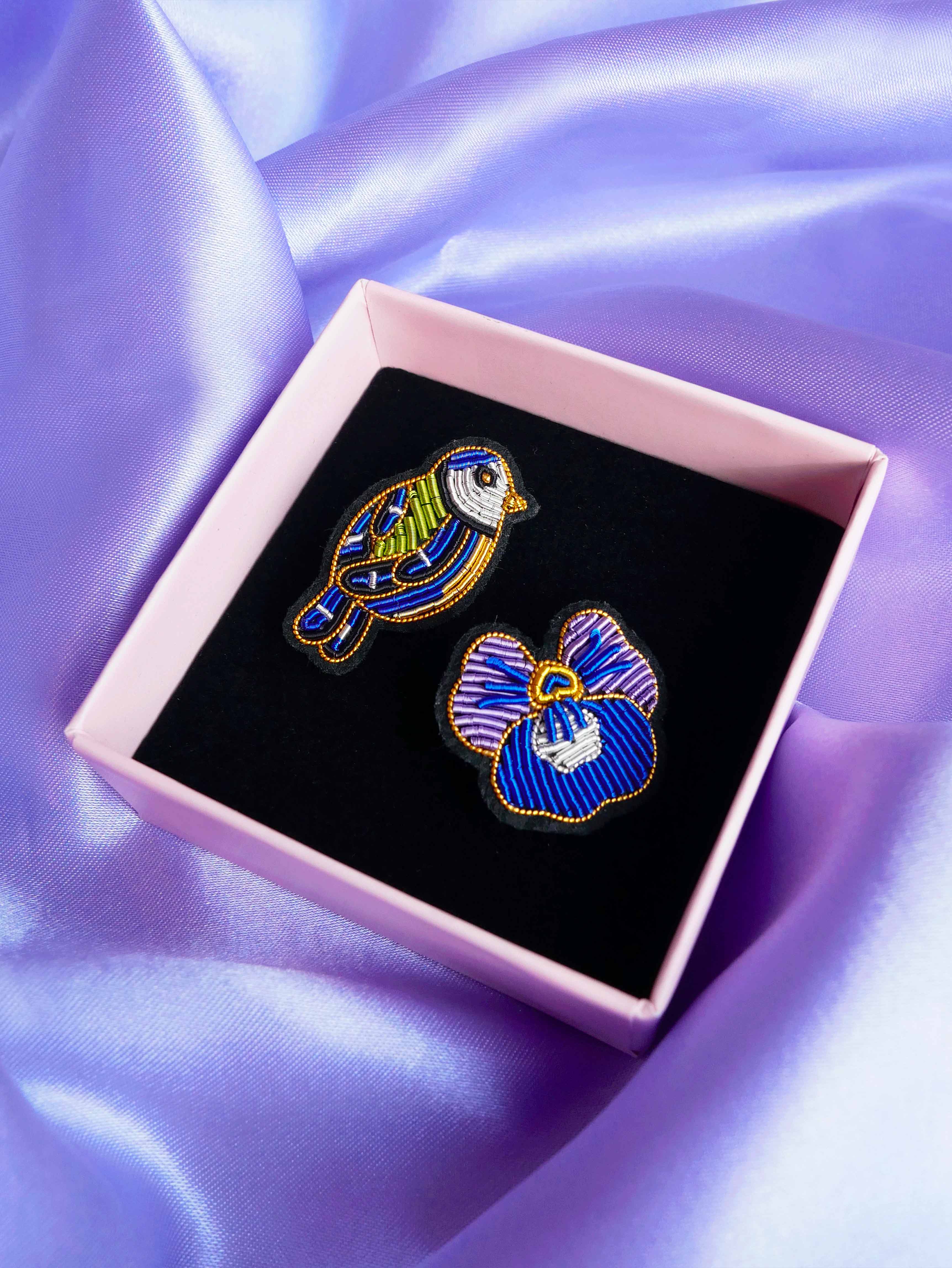 MALICIEUSE - Wholesale Brooch - Mini Bird Brooch Tit3