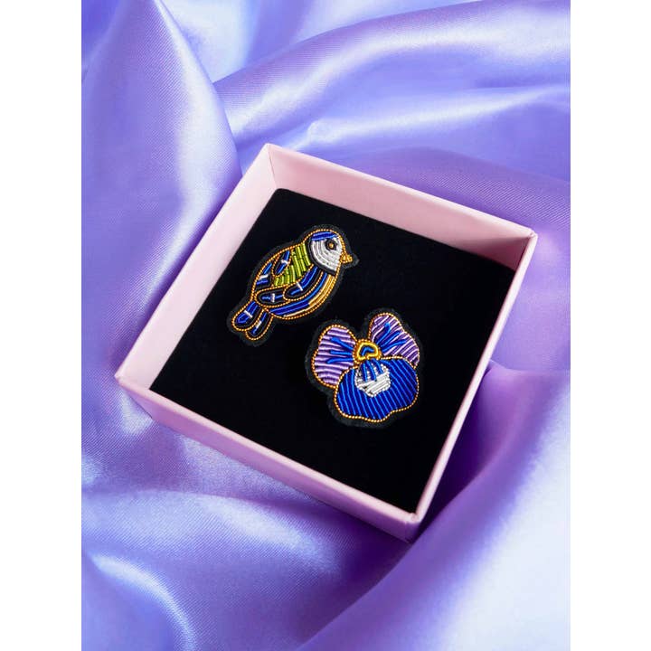 MALICIEUSE - Wholesale Brooch - Mini Bird Brooch Tit3