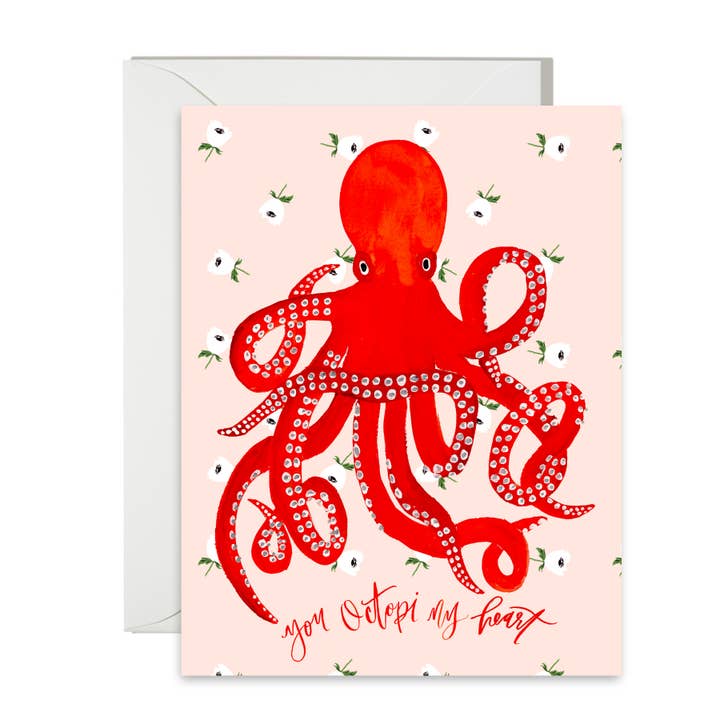 You Octopi My Heart Carte pour la vente par Shannon Kirsten Illustration