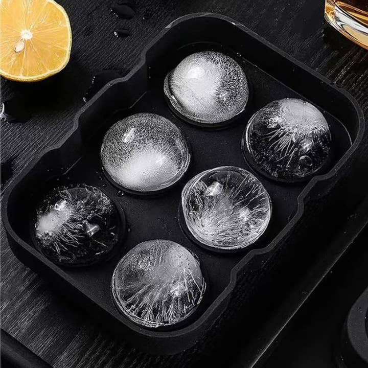 Vigor Path - Wholesale Ice Tray/Mold - 2-Pack Whiskey Sphere Shape Giant Ice Cubes Molds2