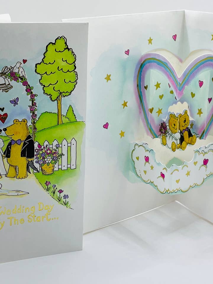 Wedding Pop Up Card |DKN | SM | PW701 for wholesale by DICKENS INC.