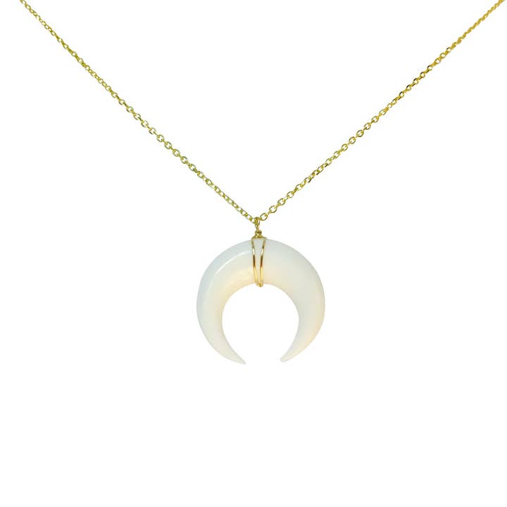 Double horn Necklace for wholesale by Modern Opus