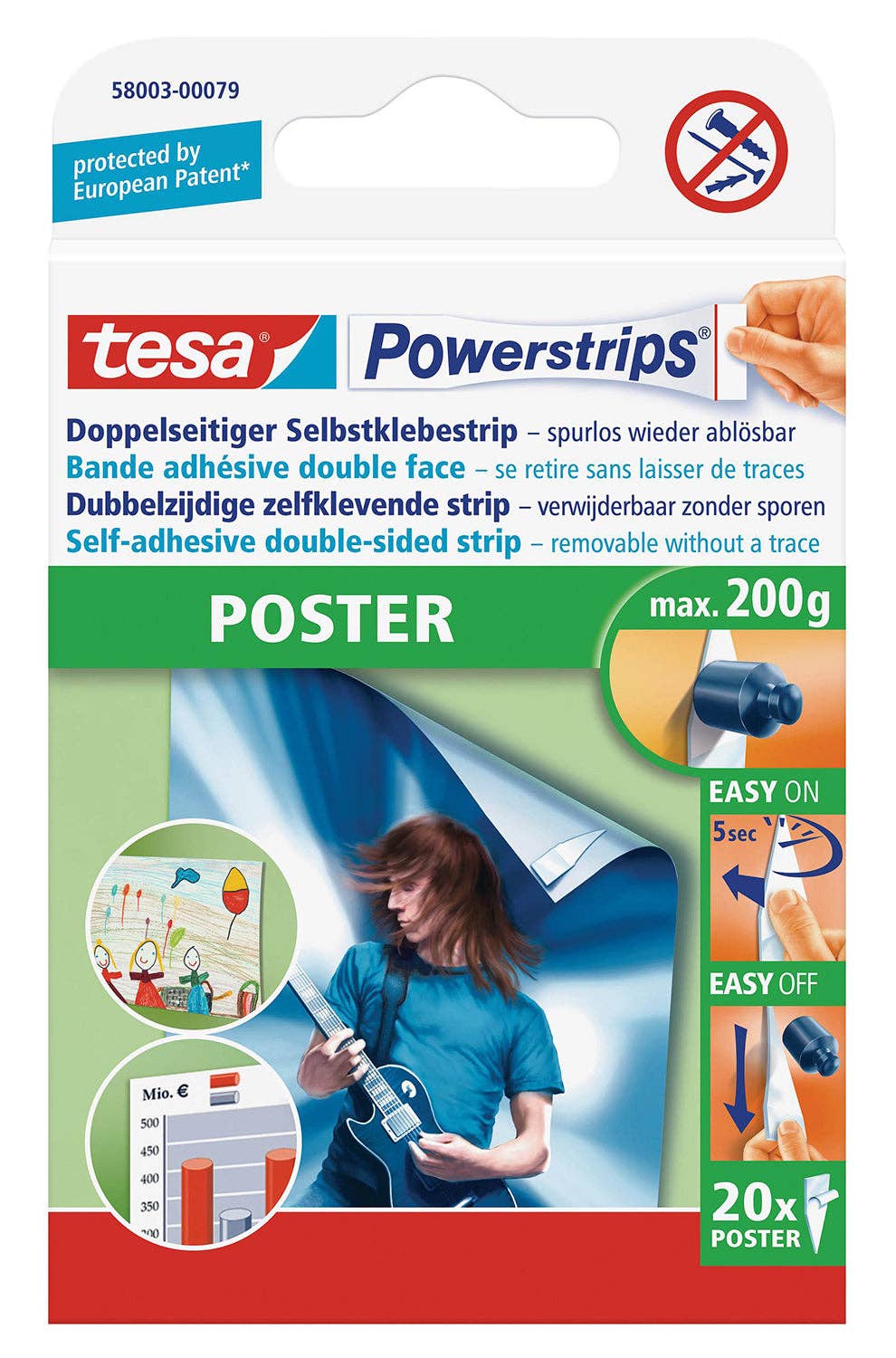 Close Up GmbH – wholesale Tejp – Tesa Powerstrips®, 3-pack1