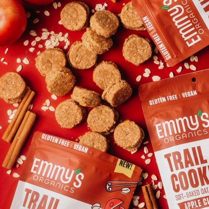 Emmy's Organics - Wholesale Cookie - Apple Cinnamon Trail Cookies 4oz Master Case (24 units)4
