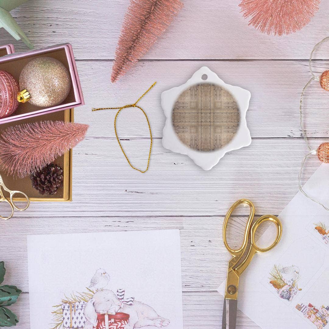 3dRose - Wholesale Ornament - 3dRose, Italian fresco abstract., Ornament12