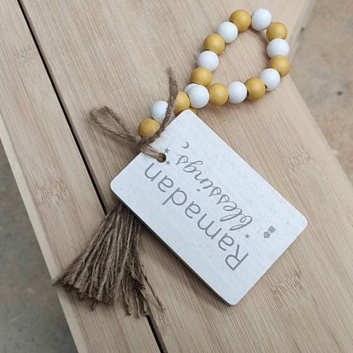 Eid Creations - Wholesale Decorative Tabletop Object - Wood Bead tasbih Ramadan