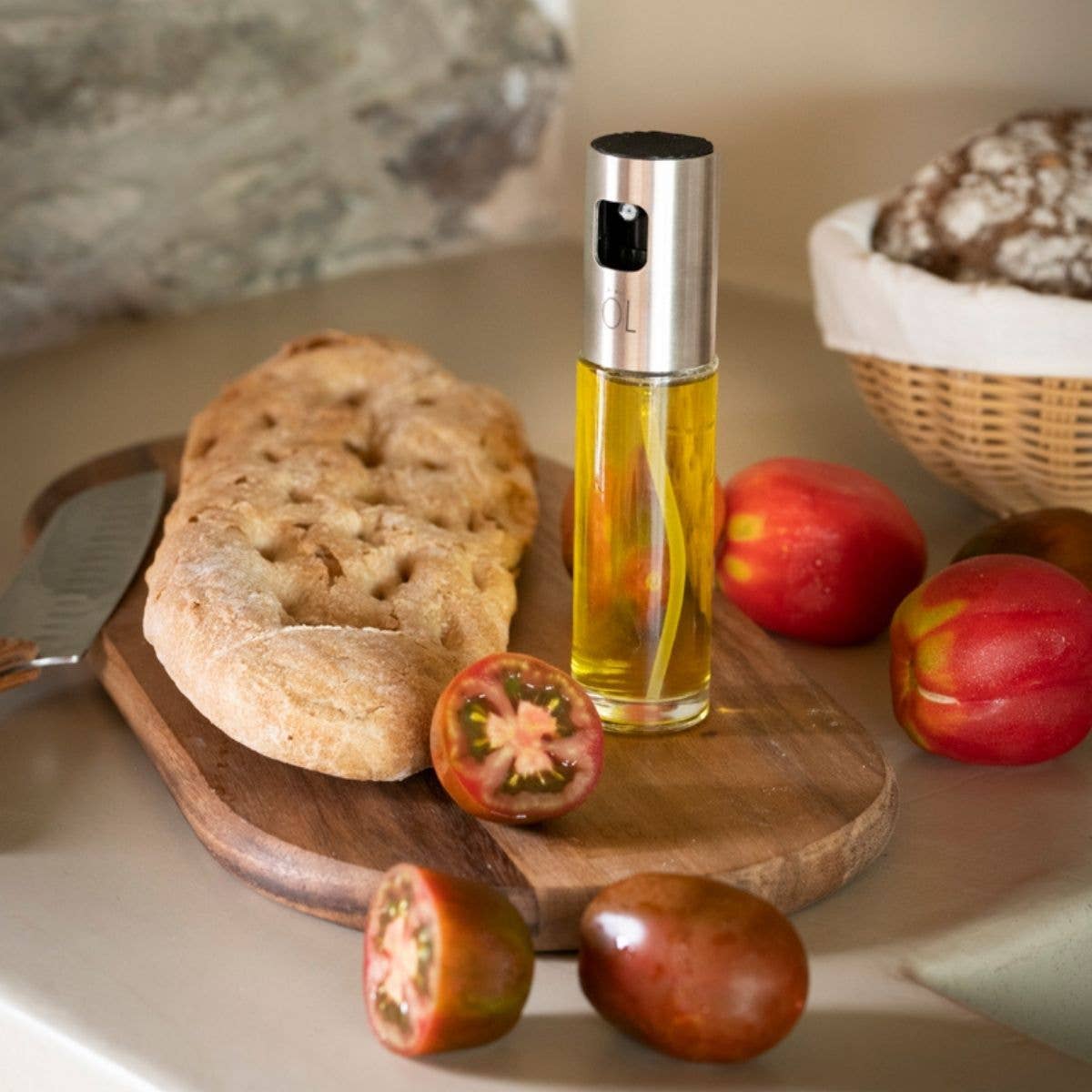 Andrea House – wholesale Olivolja – Sprayflaska i rostfritt stål0