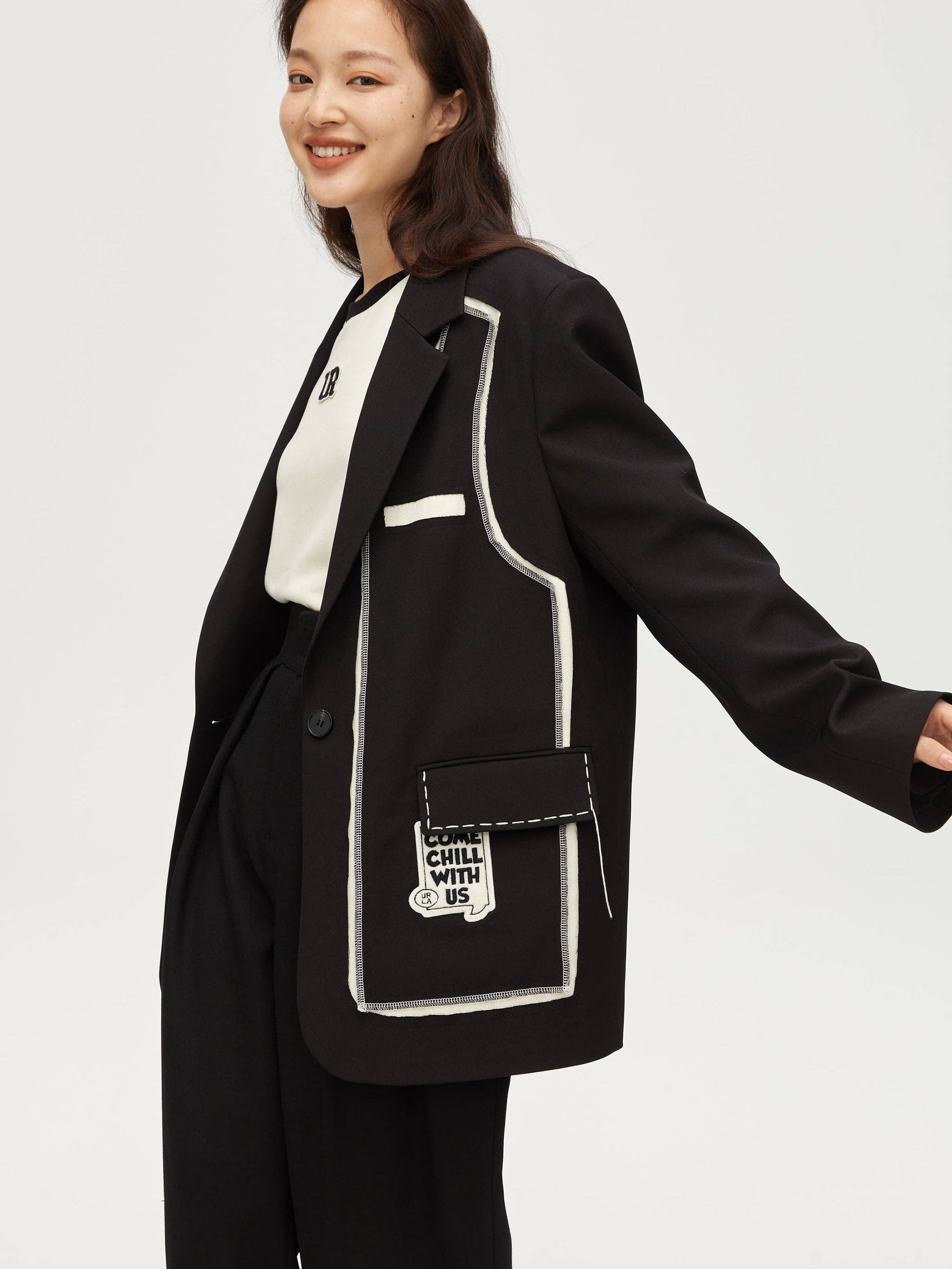 Urlazh - Wholesale Blazer - Women's - Structured Suit-Blazer1