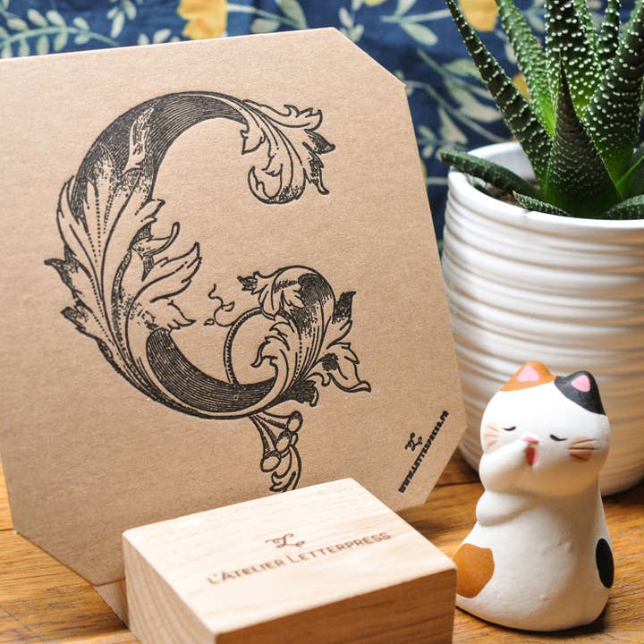 L'Atelier Letterpress - Wholesale Stationery/Notecard Set - Typography collection (32 Letterpress cards)7