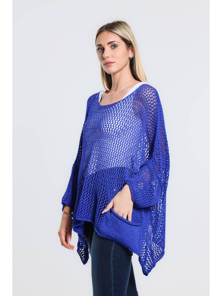 TINA Stephens Italy/Tees By Tina - Vente Haut en maille – femme - Surmatelas en tricot ouvert Lennox (BLS133)11