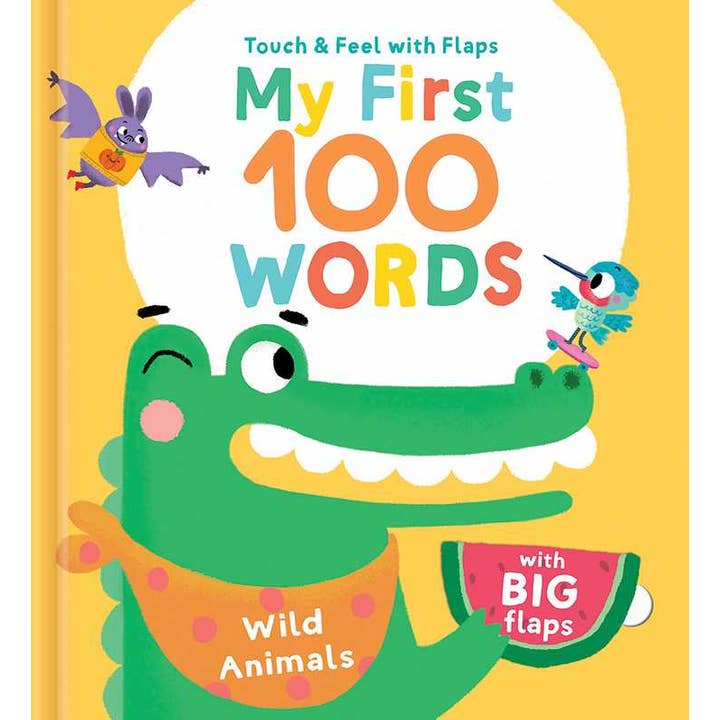 My First 100 Words Touch & Feel with Flaps - Wild Animals by Little Genius Books for wholesale by Simon & Schuster